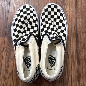 Checker Slip on Vans